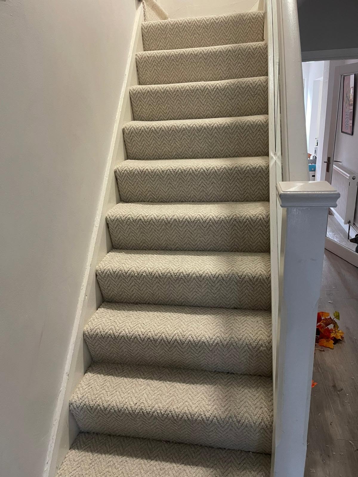 Wool carpet supplied and fitted by Ace Floors
